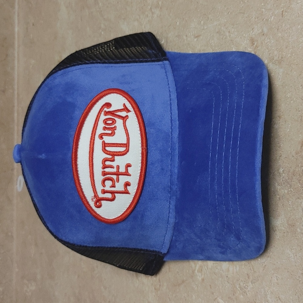 Von Dutch Blue and Black Trucker Hat